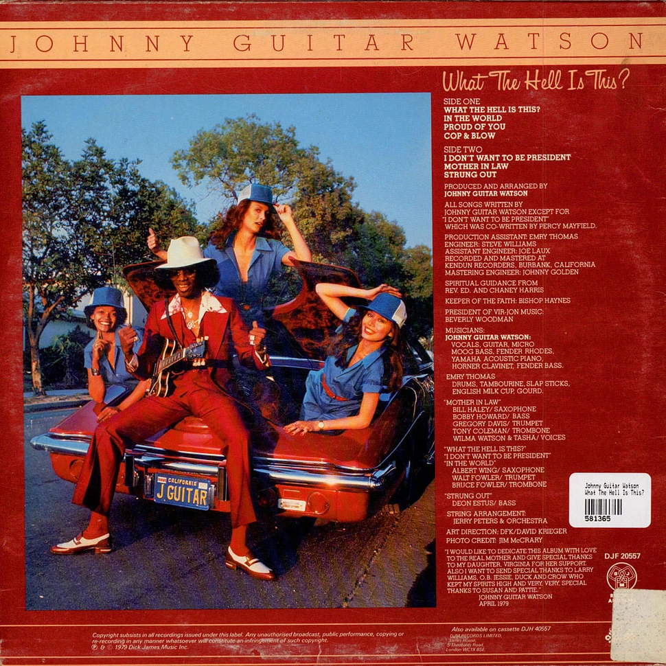 Johnny Guitar Watson - What The Hell Is This?