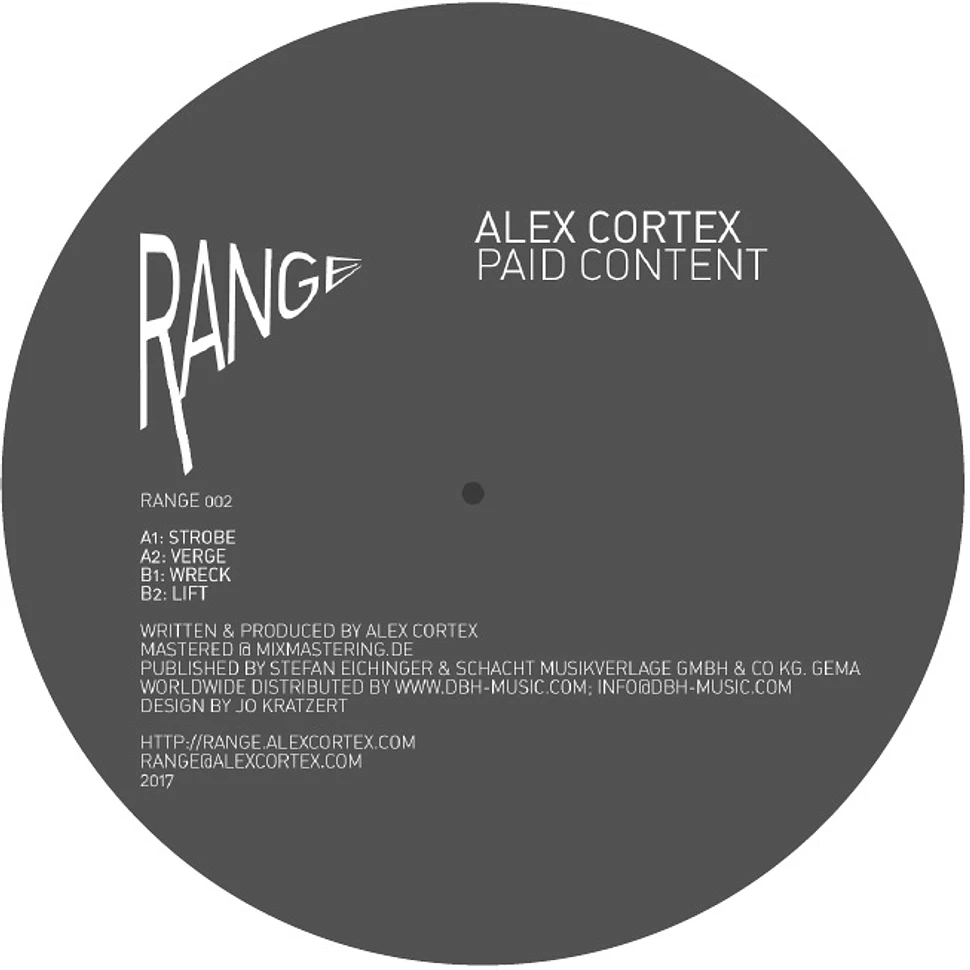 Alex Cortex - Paid Content EP