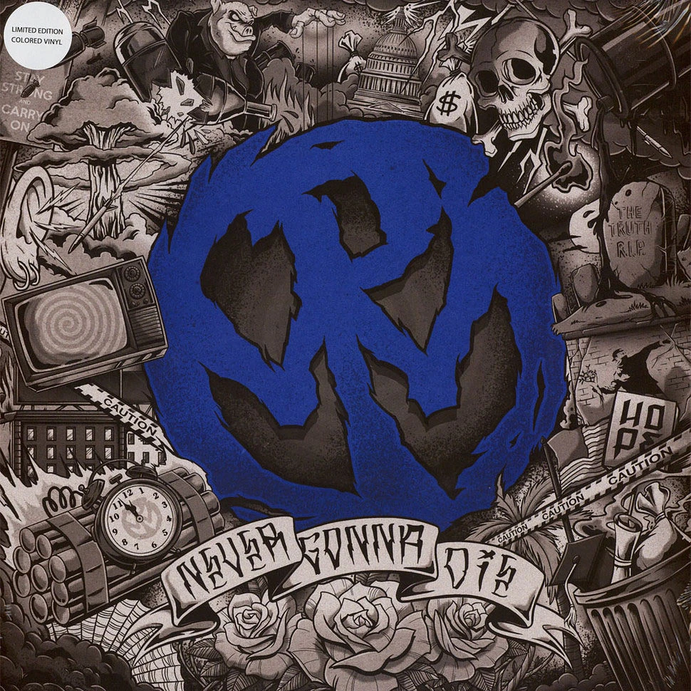 Pennywise - Never Gonna Die Blue Vinyl Edition