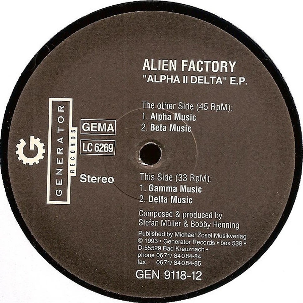 Alien Factory - Alpha II Delta E.P.