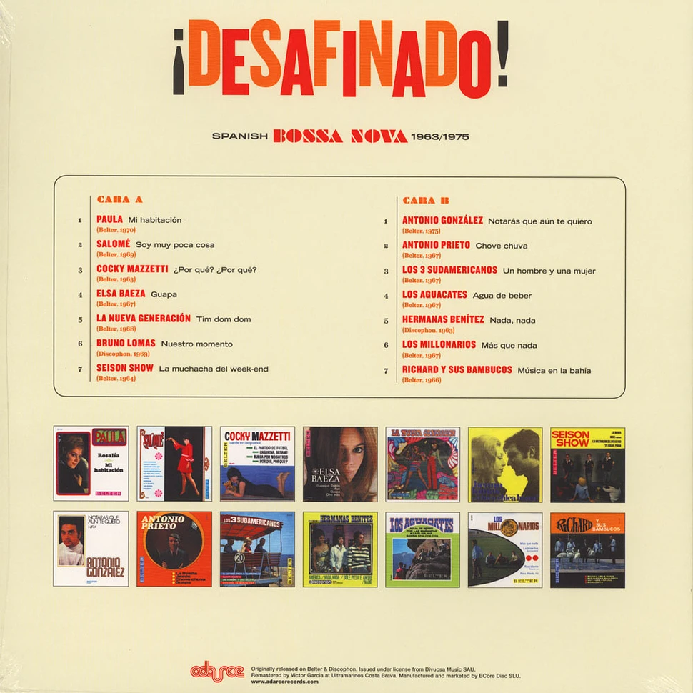 V.A. - Desafinado - Spanish Bossa Nova (1963-1975)