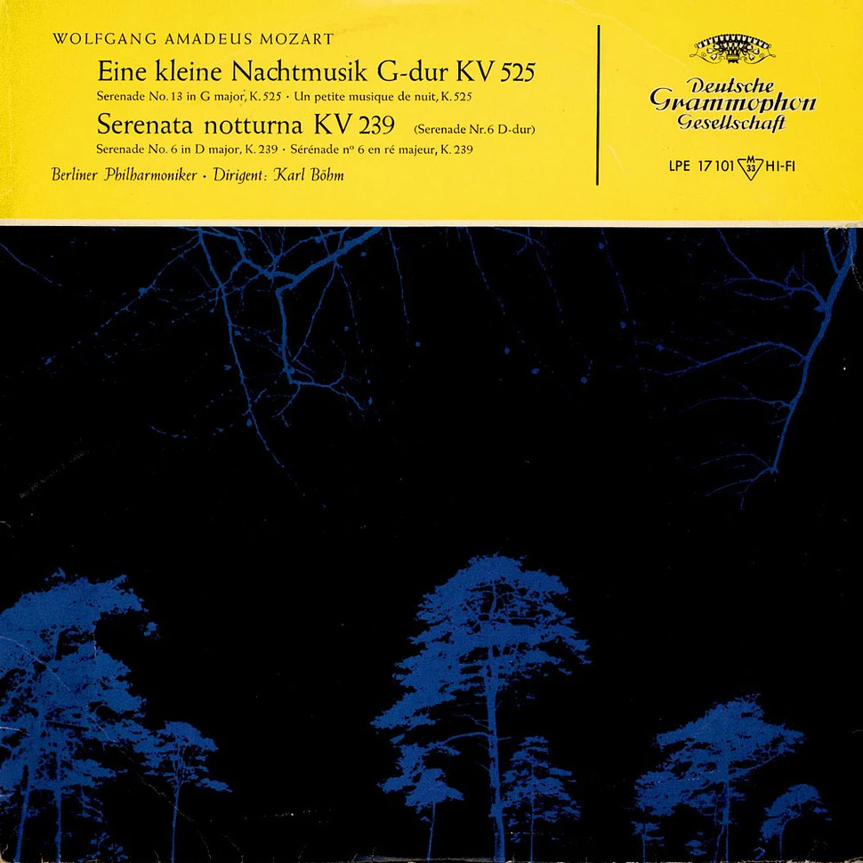 Wolfgang Amadeus Mozart, Berliner Philharmoniker ∙ Karl Böhm - Eine Kleine Nachtmusik G-dur KV 525 / Serenata Notturna KV 239 (Serenade Nr. 6 D-dur)