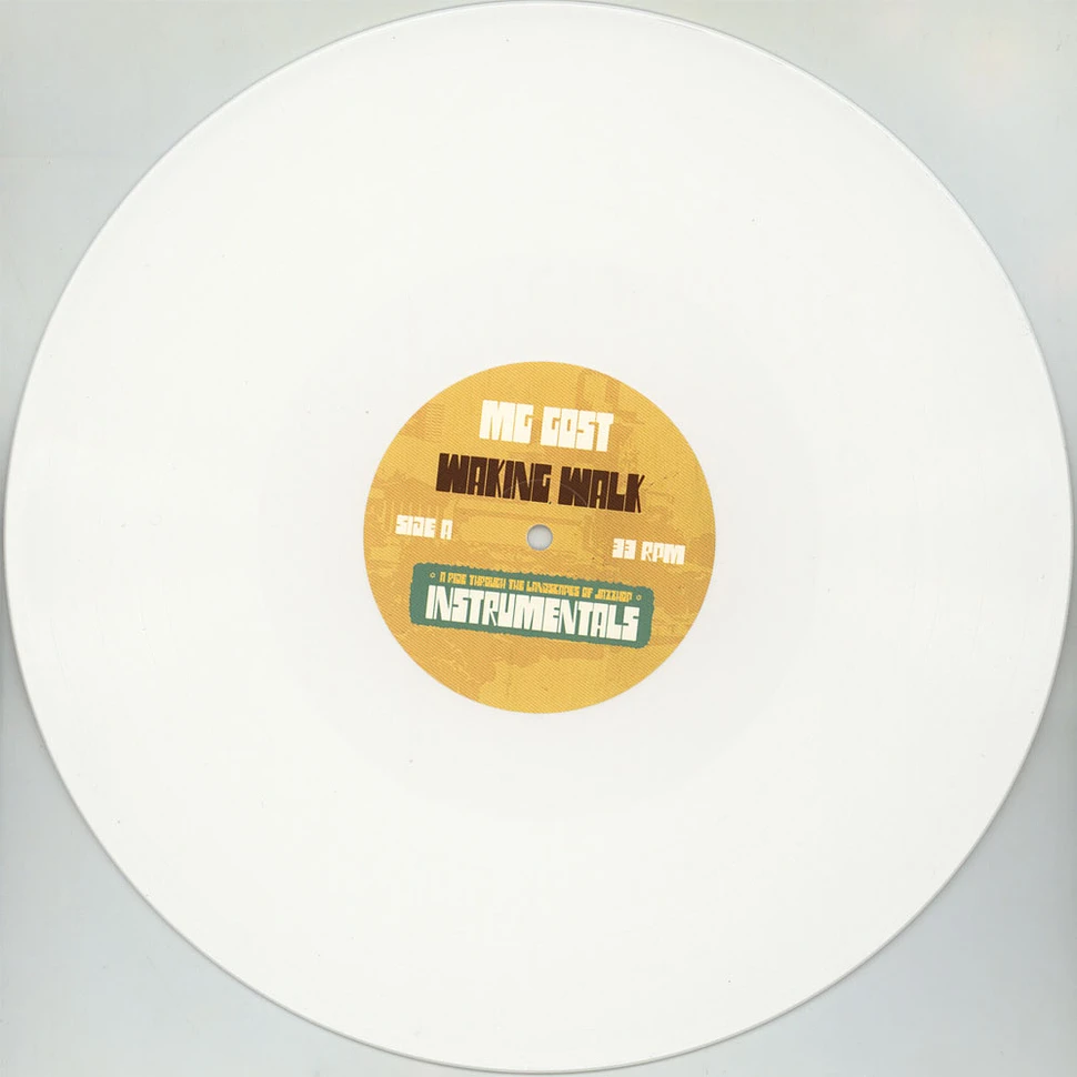 MG Gost - Waking Walk Instrumentals White Vinyl Edition