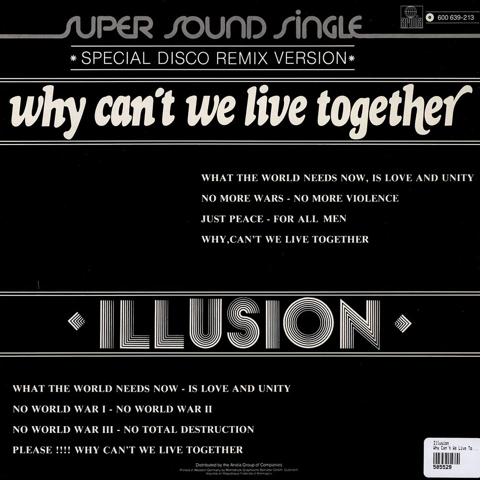 Illusion - Why Can't We Live Together