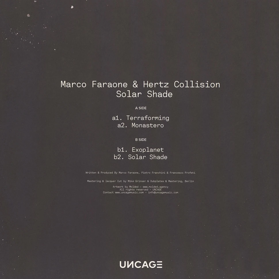 Marco Faraone & Hertz Collision - Solar Shade EP
