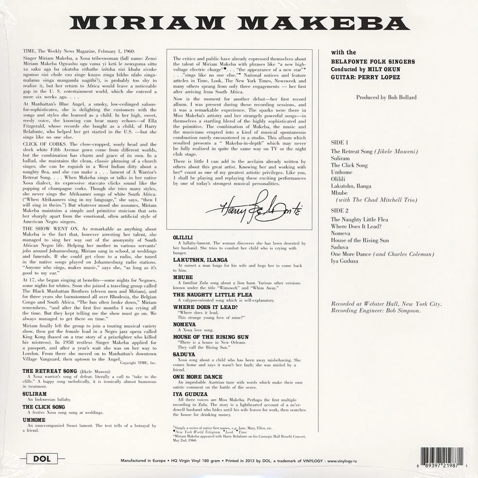 Miriam Makeba - Miriam Makeba Gatefolsleeve Edition