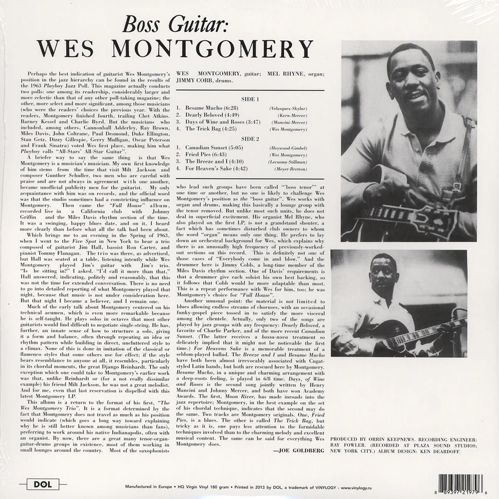 Wes Montgomery - Boss Guitar Gatefolsleeve Edition