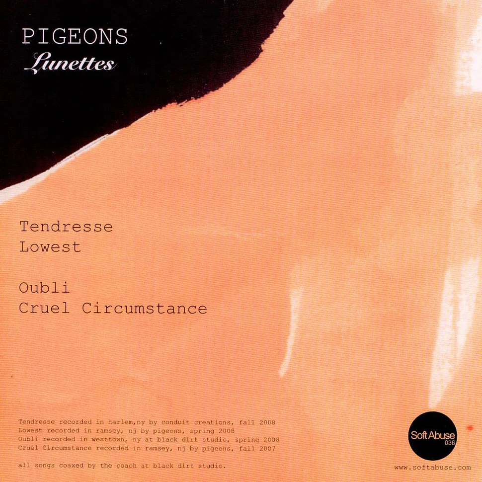 The Pigeons - Lunettes