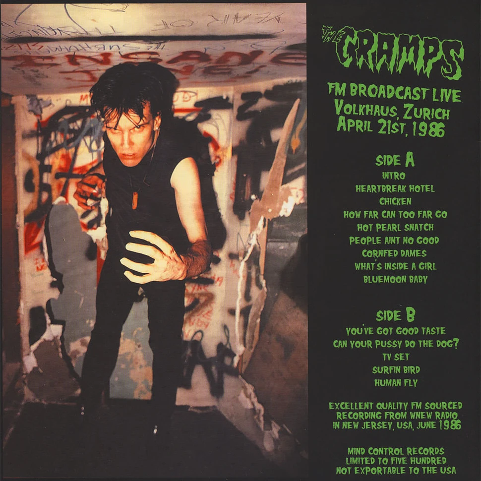 The Cramps - Hot Pearl Radio Broadcast / Live Zurich 1986