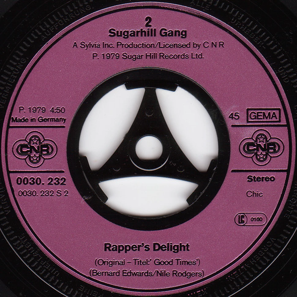 Sugarhill Gang - Rapper's Delight