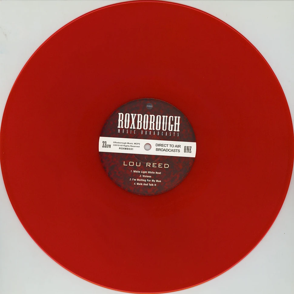 Lou Reed - Ultrasonic Red Vinyl Edition