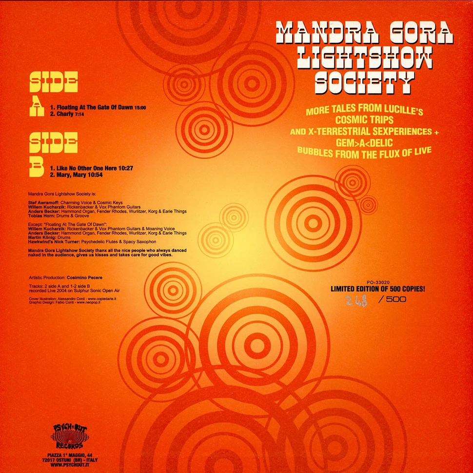 Mandra Gora Lightshow Society - More Tales From Lucille's Cosmic Trips And X-Terrestial Sexperiences + Gem>A<Delic Bubbles From The Flux Of Live