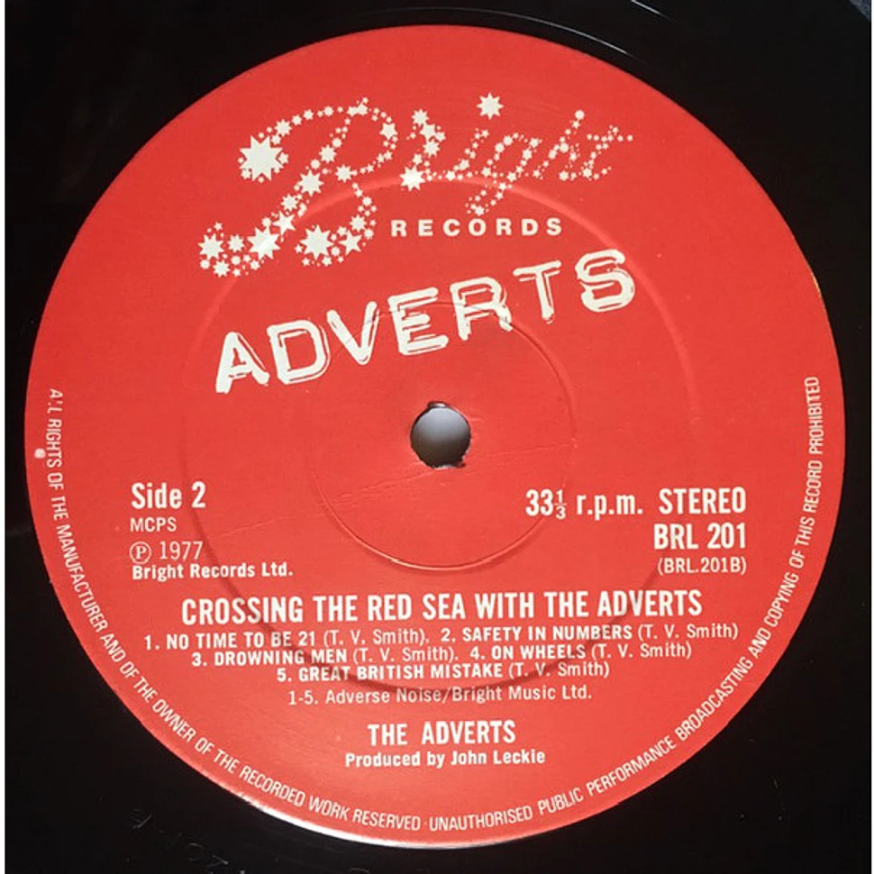 The Adverts - Crossing The Red Sea With The Adverts