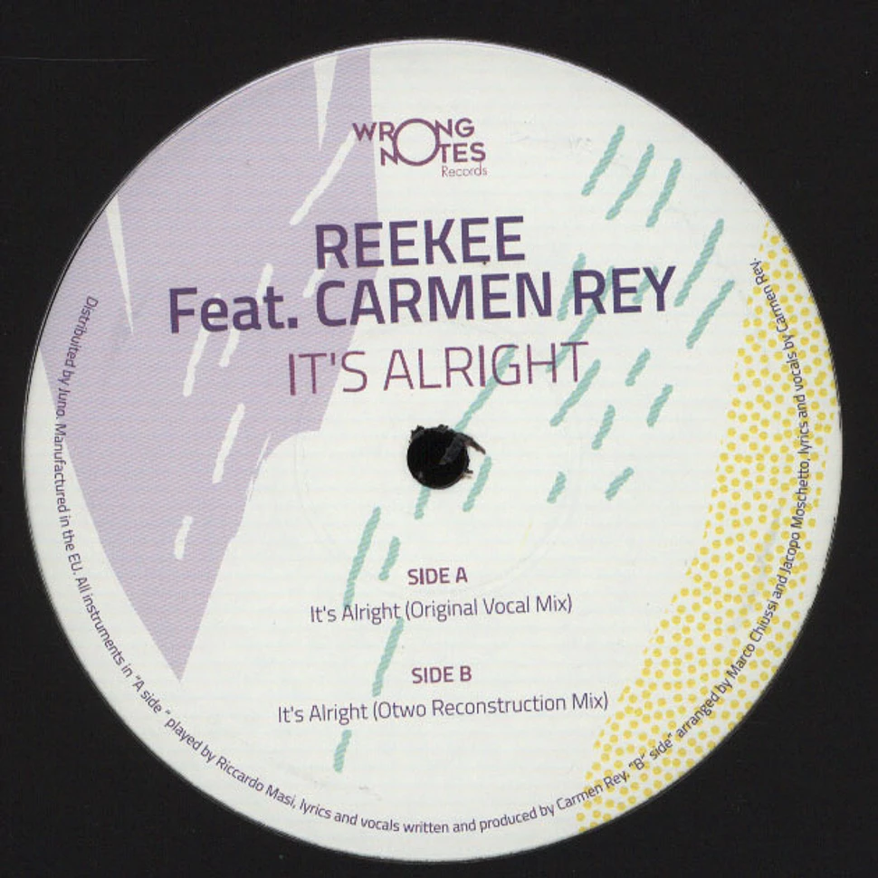 Reekee - It's Alright feat. Carmen Rey