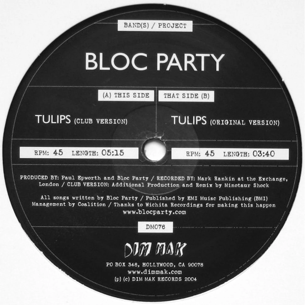 Bloc Party - Tulips