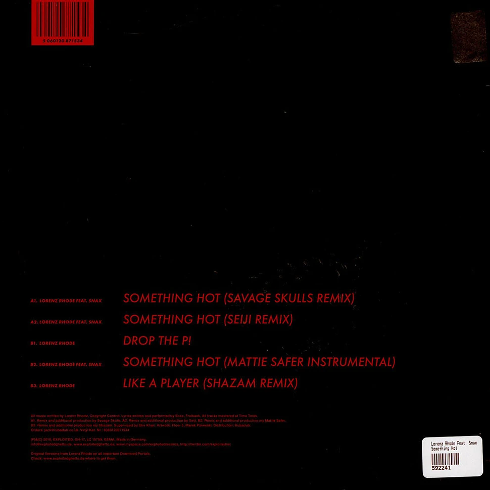 Lorenz Rhode Feat. Snax - Something Hot