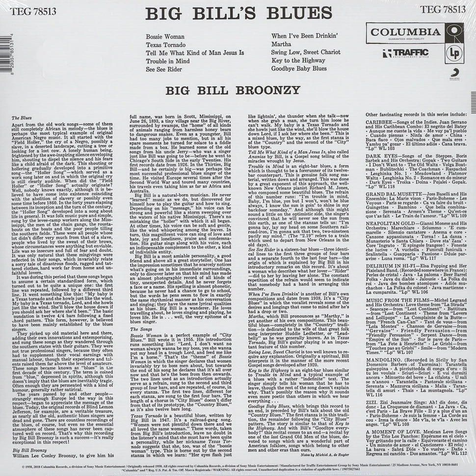 Big Bill Broonzy - Big Bill's Blues