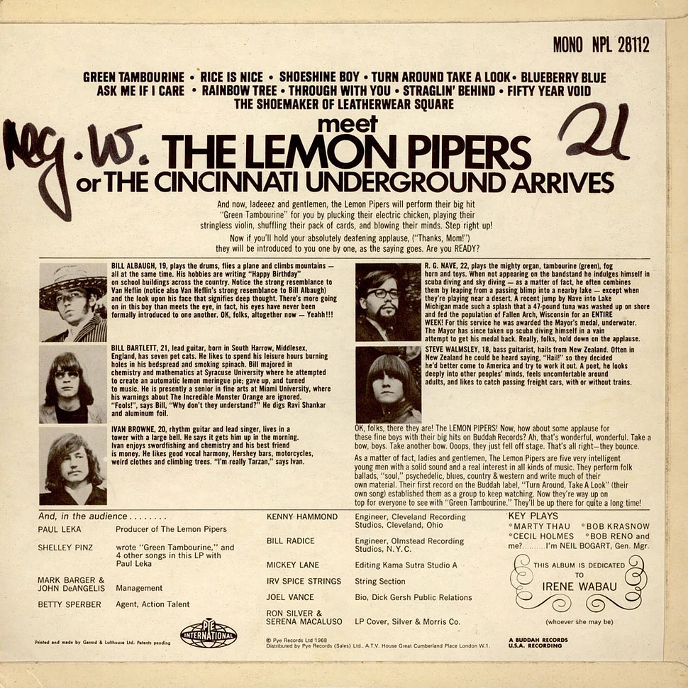 The Lemon Pipers - Green Tambourine