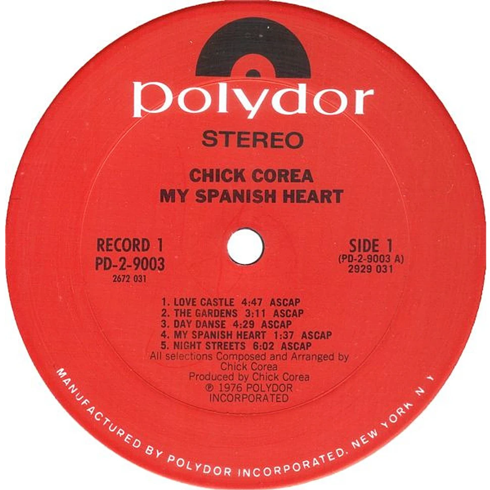 Chick Corea - My Spanish Heart