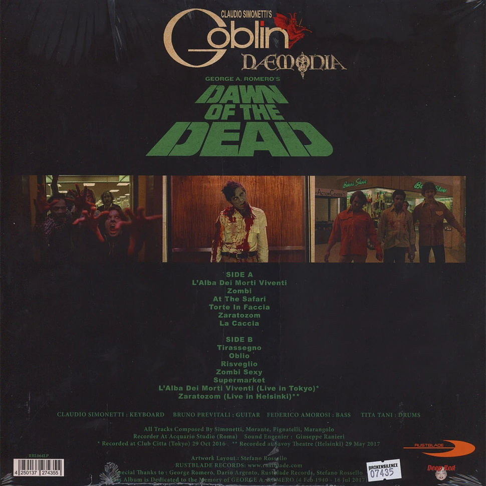 Claudio Simonetti's Goblin - OST Dawn Of The Dead