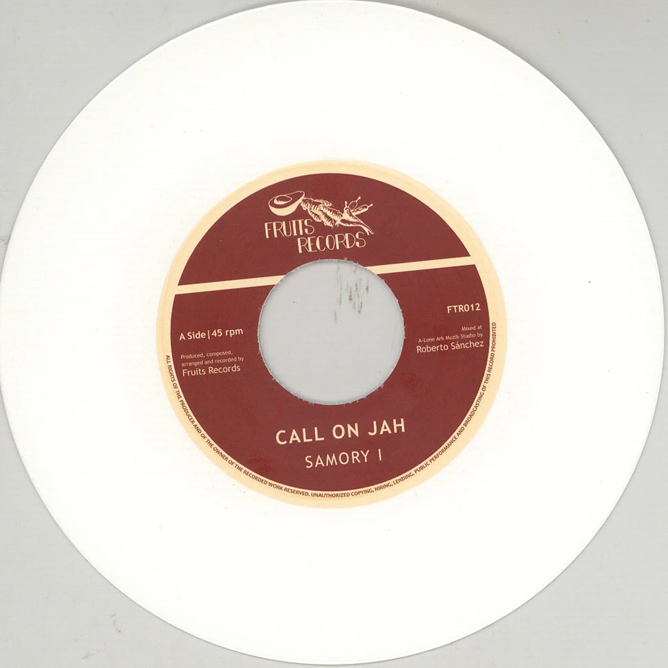 Samory I - Call On Jah White Vinyl Edition