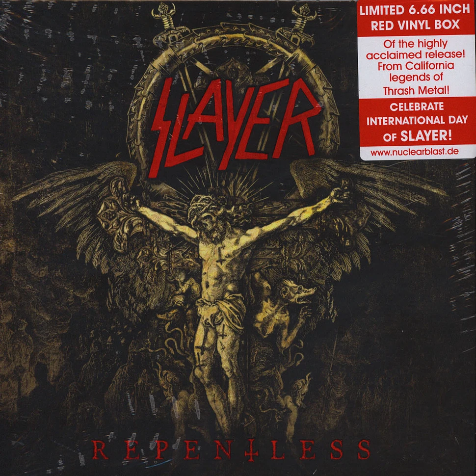 Slayer - Repentless 6x6,66" Box Set Red Vinyl Edition