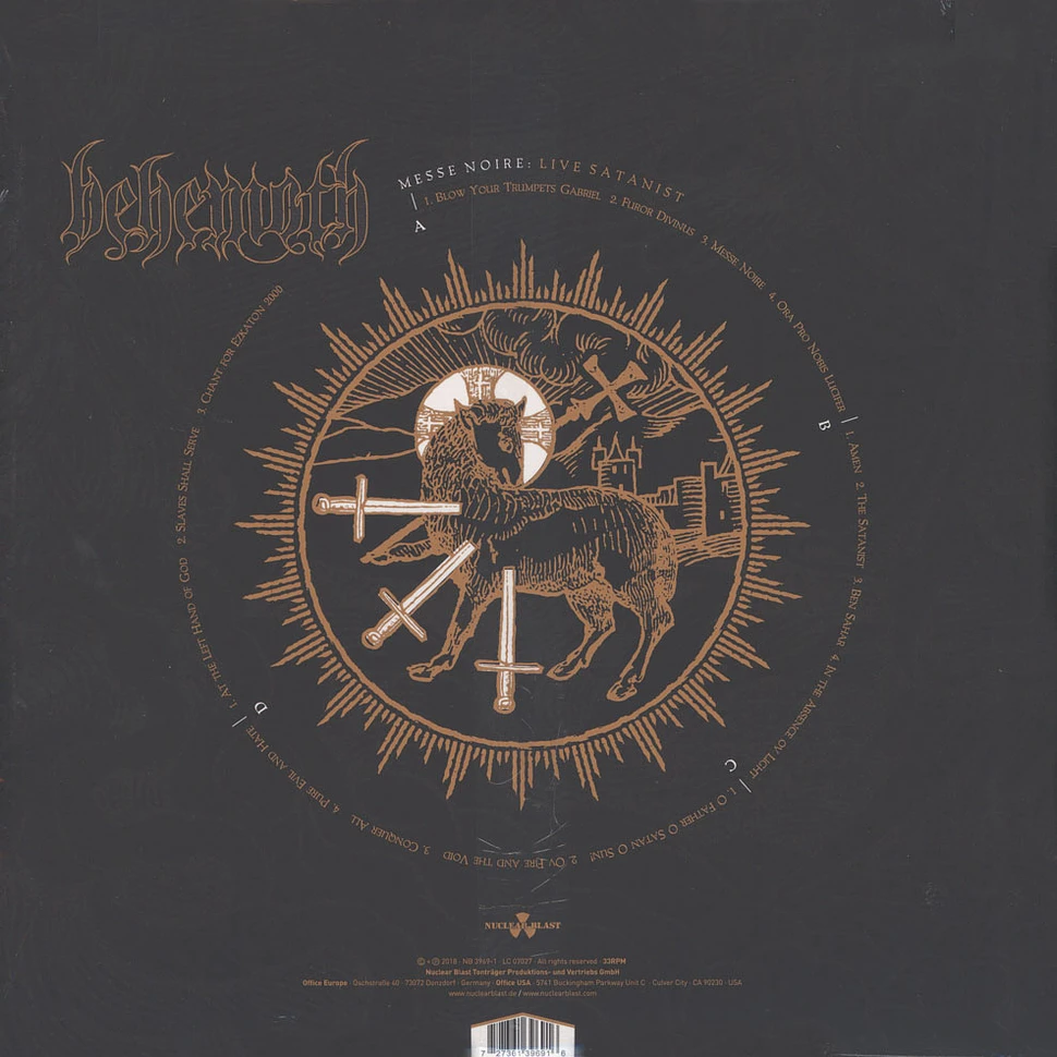 Behemoth - Messe Noire Silver Vinyl Edition