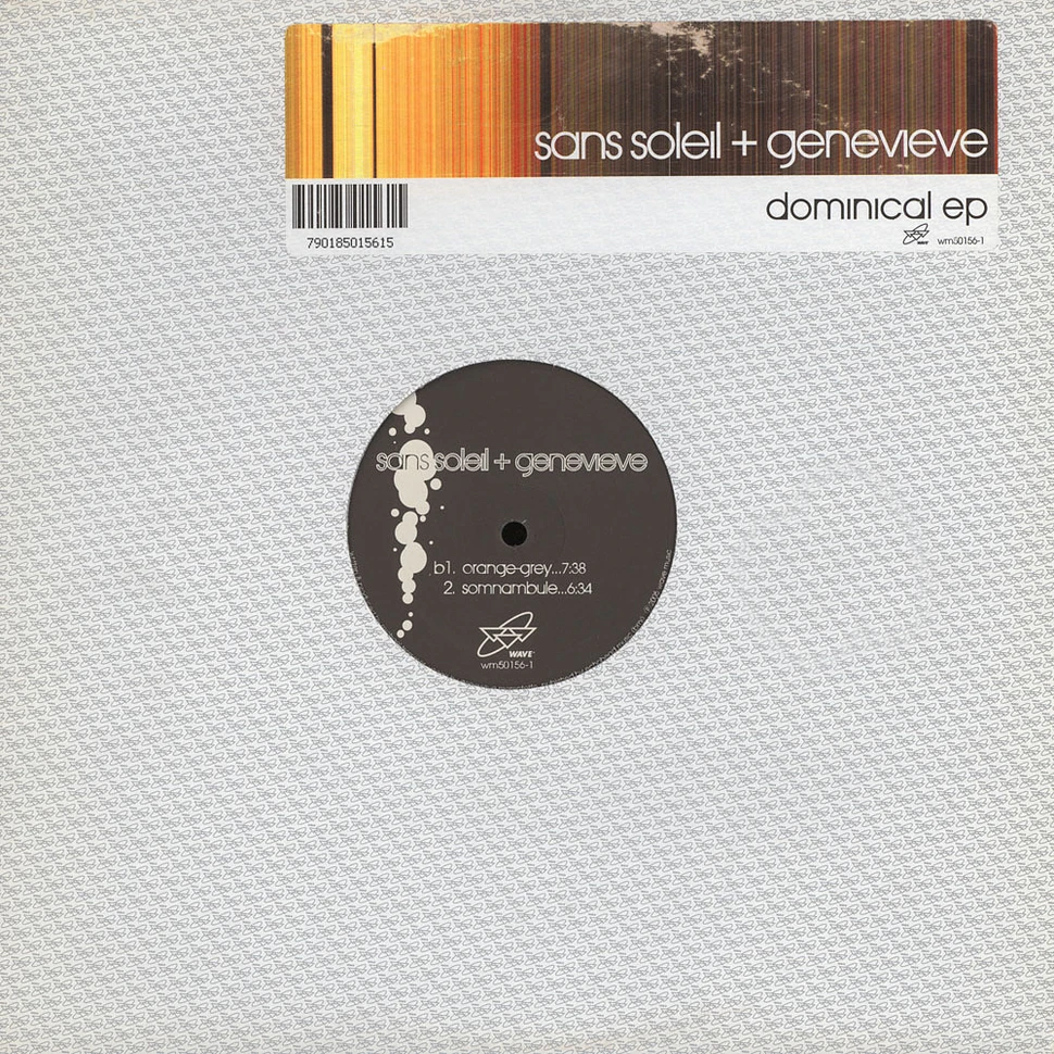 Sans Soleil + Genevieve - Dominical EP