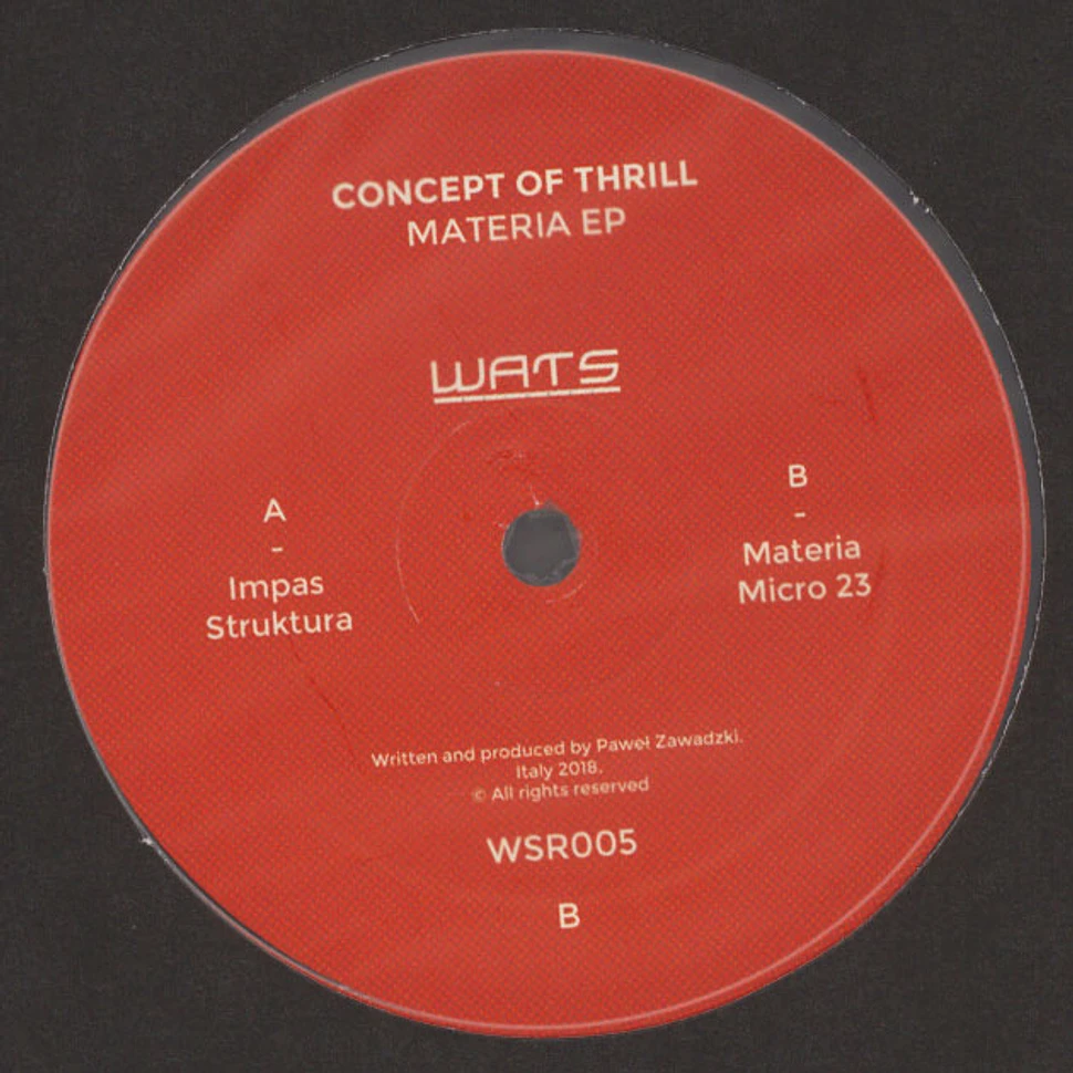 Concept Of Thrill - Materia EP