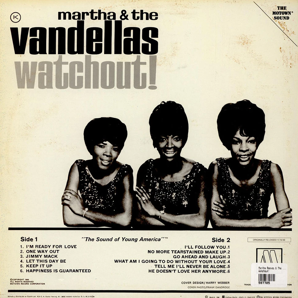 Martha Reeves & The Vandellas - Watchout!