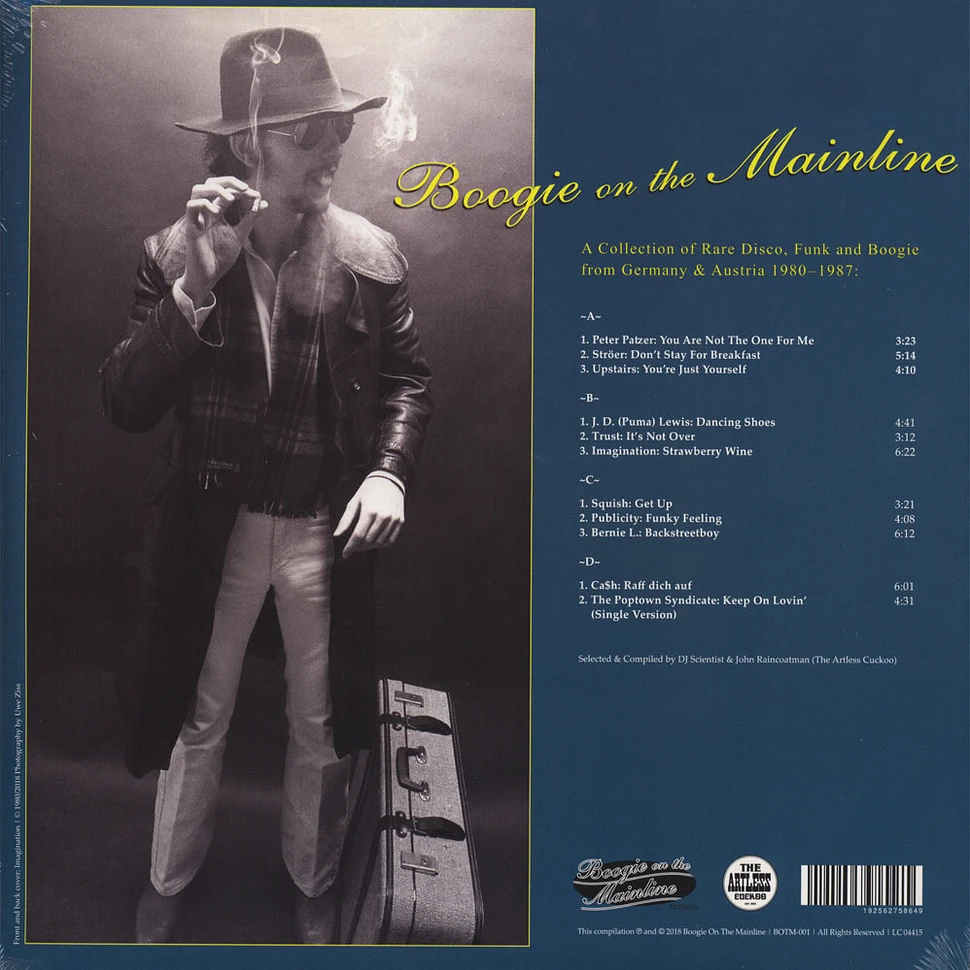 V.A. - Boogie On The Mainline – A Collection Of Rare Disco And Boogie Funk From Germany 1980-1987