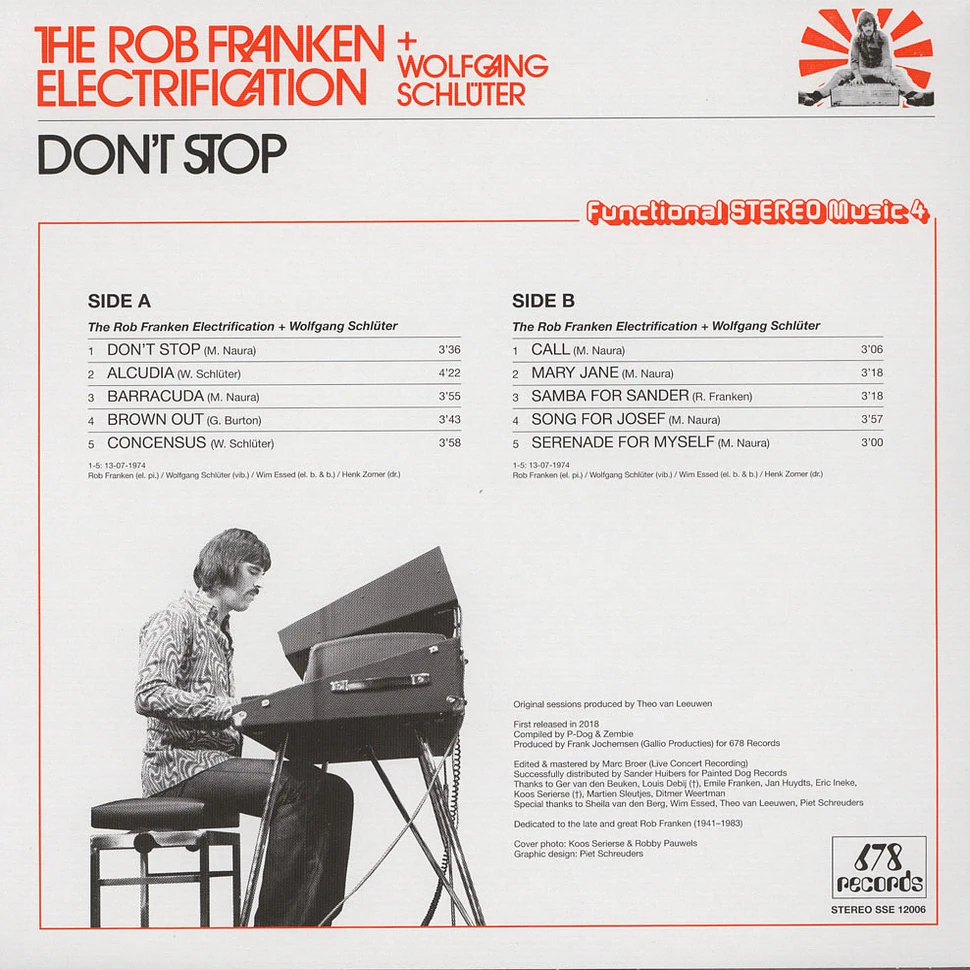 The Rob Franken Electrification - Don't Stop