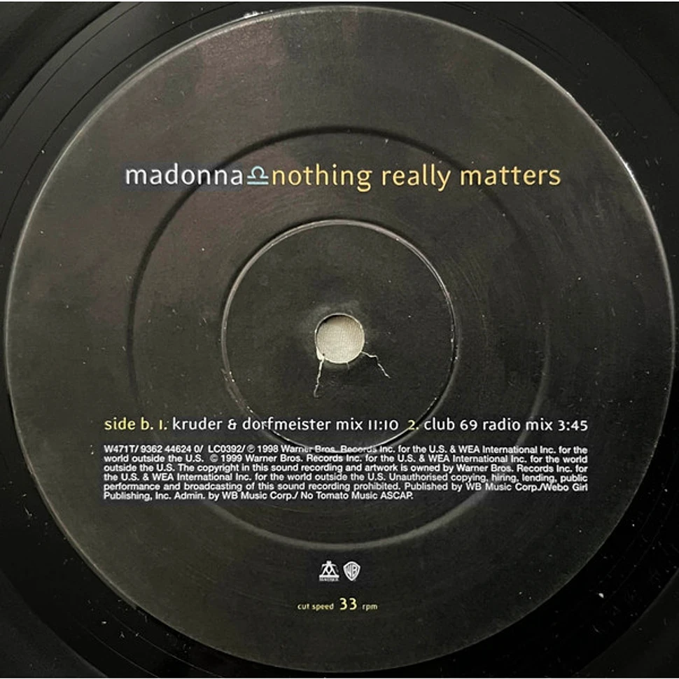 Madonna - Nothing Really Matters