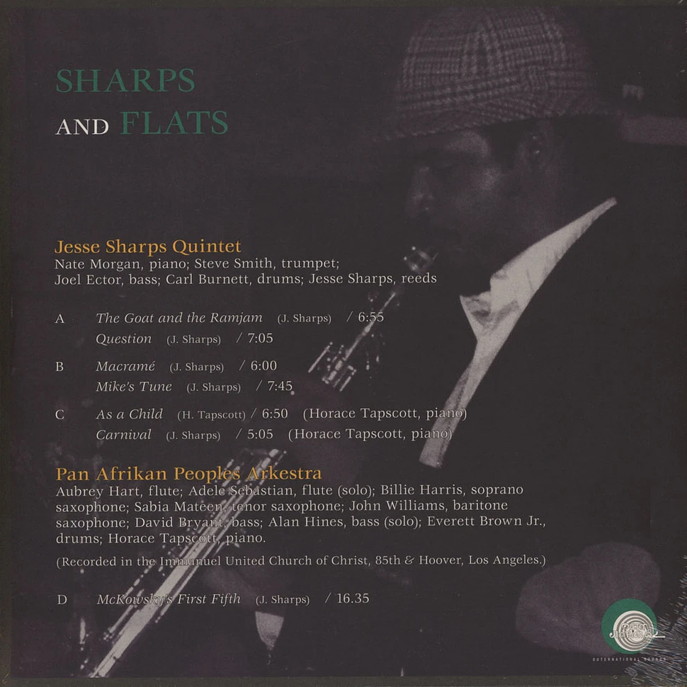 Jesse Sharps Quintet & P.A.P.A. - Sharps And Flats