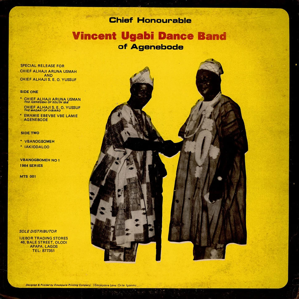 Chief Honourable Vincent Ugabi Dance Band Of Agenebode - Vbanogbomeh No 1
