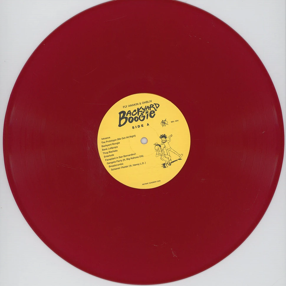 Fly Anakin & Ohbliv - Backyard Boogie Purple Vinyl Edition