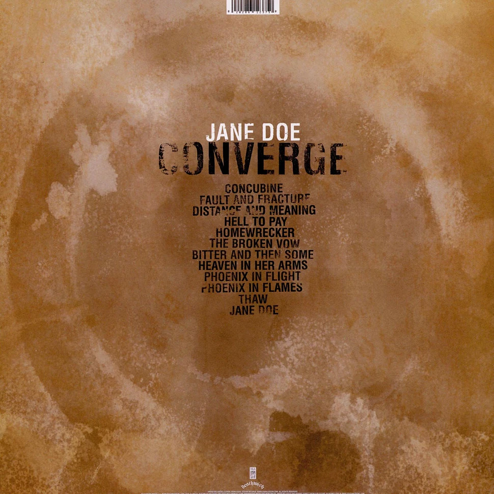 Converge - Jane Doe Clear Vinyl Edition