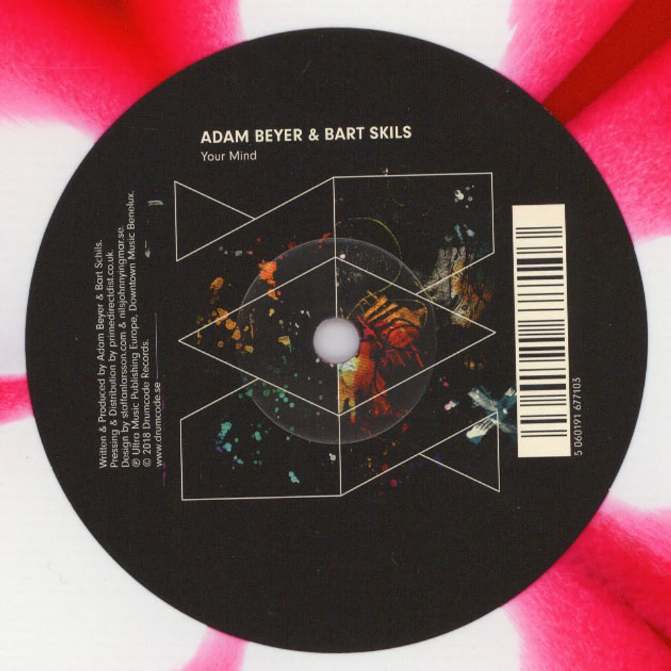 Adam Beyer & Bart Skils - Your Mind Red And White Striped Vinyl Edition