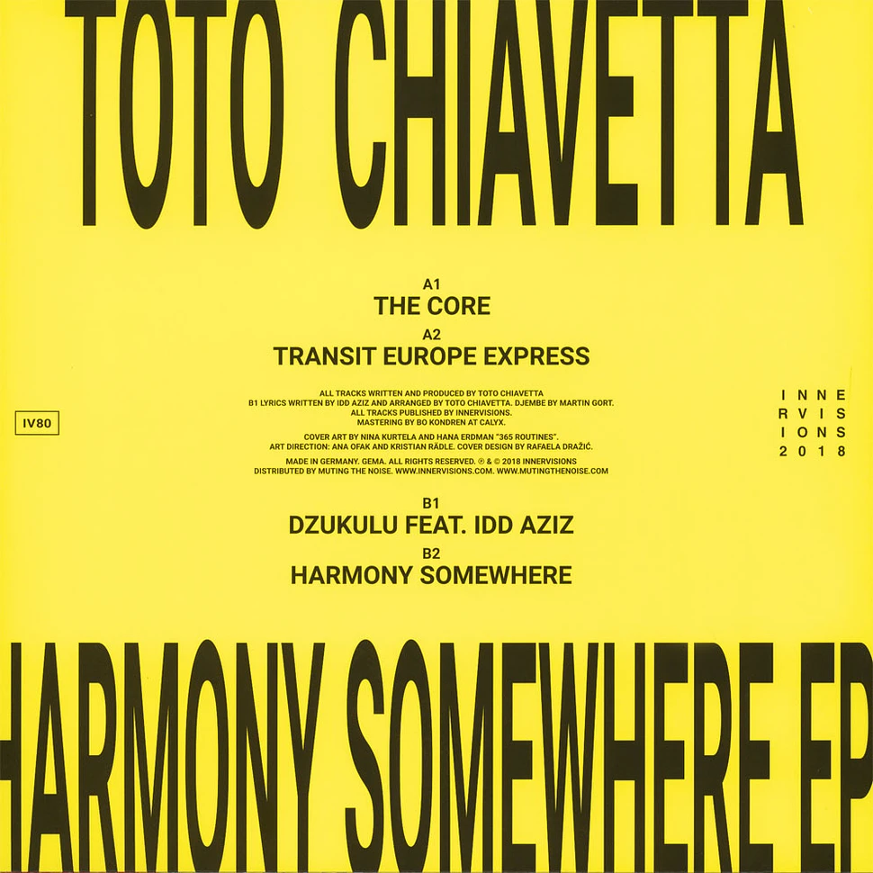 Toto Chiavetta - Harmony Somewhere EP