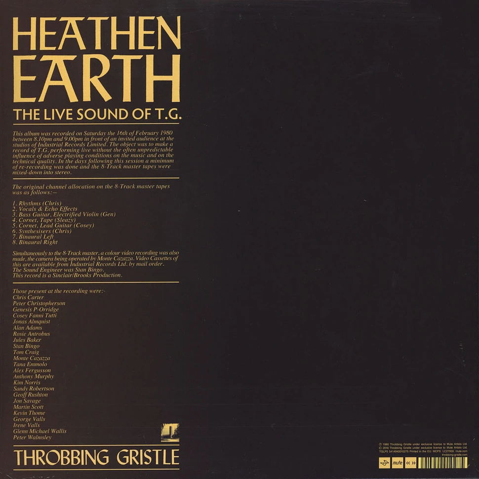 Throbbing Gristle - Heathen Earth