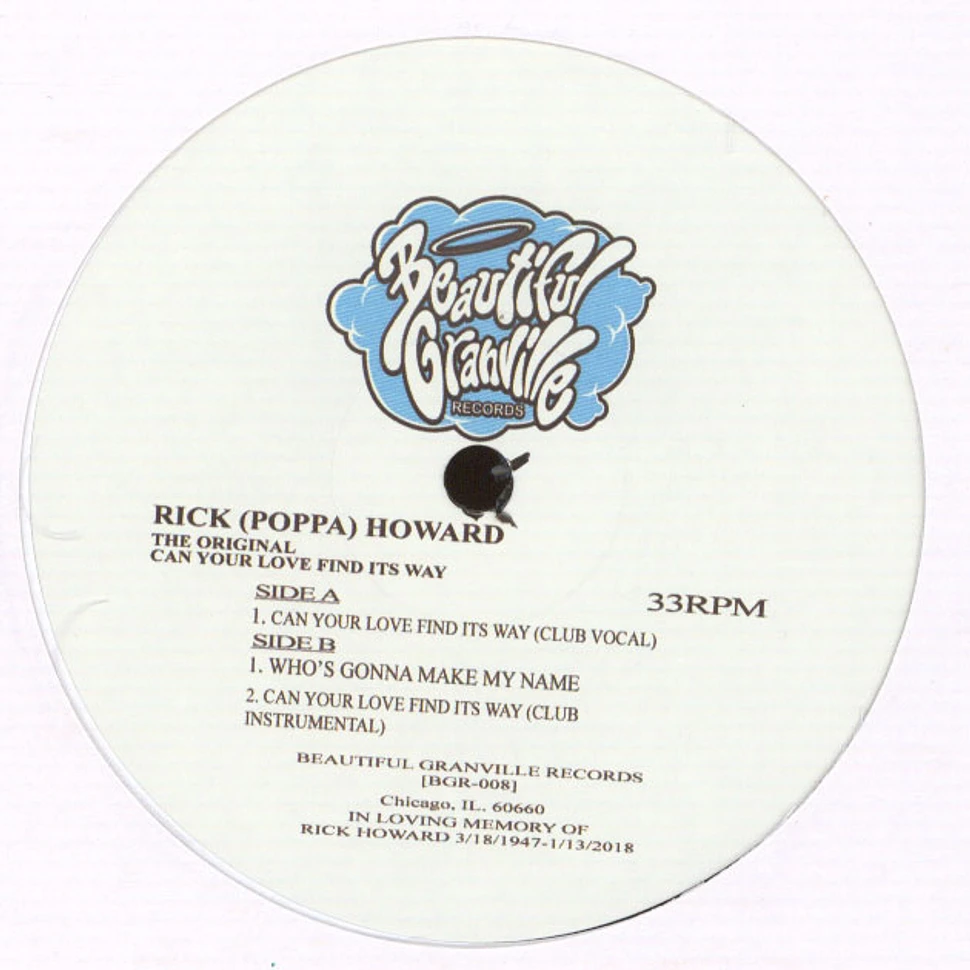 Rick Poppa Howard - Can Your Love Find Its Way