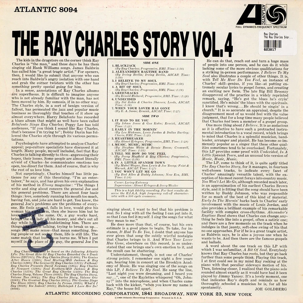 Ray Charles - The Ray Charles Story Volume 4