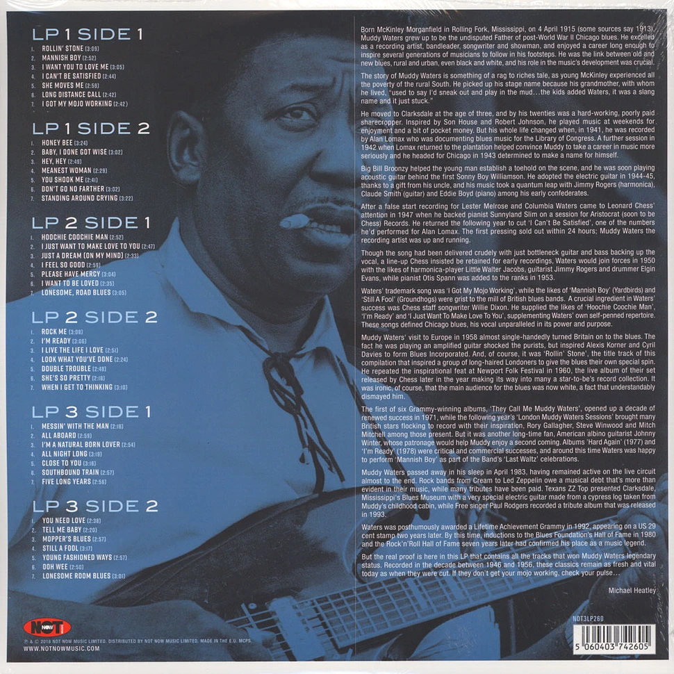 Muddy Waters - Rollin' Stone Orange Vinyl Edition