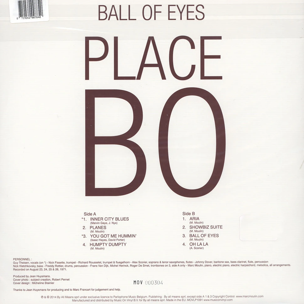 Placebo - Ball Of Eyes Colored Vinyl Edition