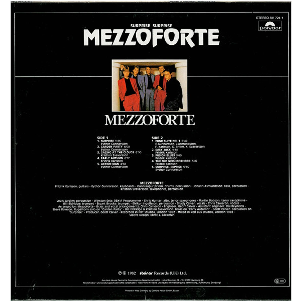 Mezzoforte - Surprise, Surprise