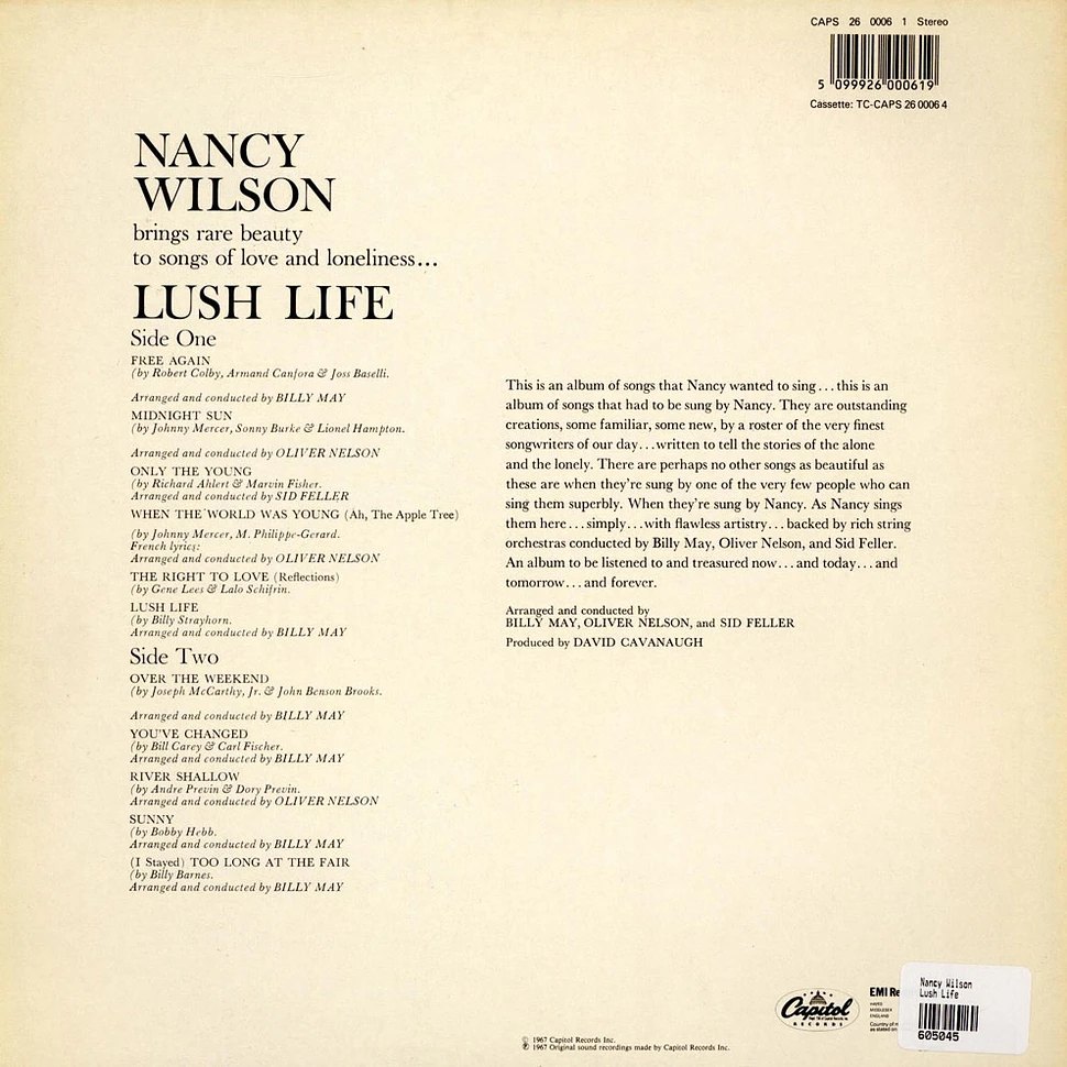 Nancy Wilson - Lush Life