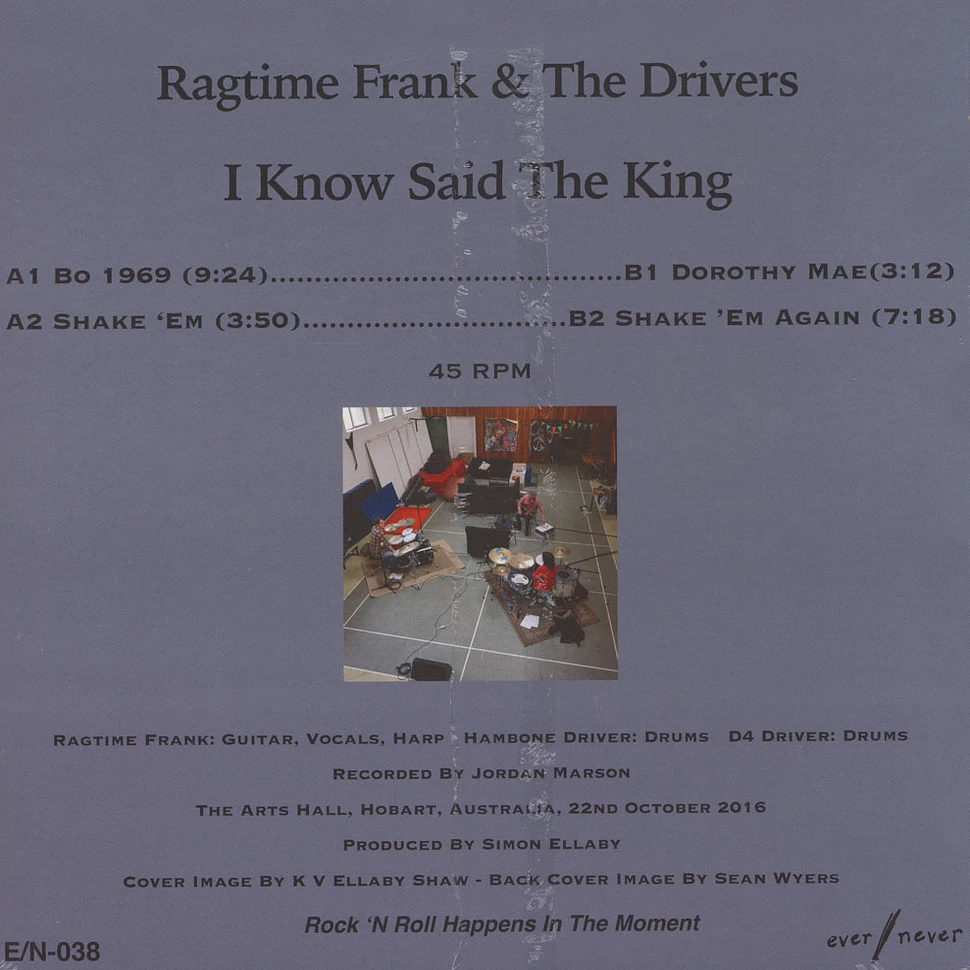 Ragtime Frank - I Know Said The King
