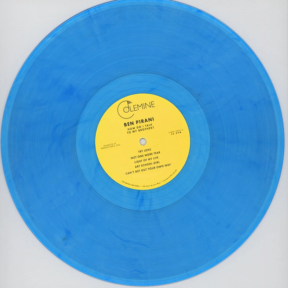 Ben Pirani - How Do I Talk To My Brother? Blue Vinyl Edition