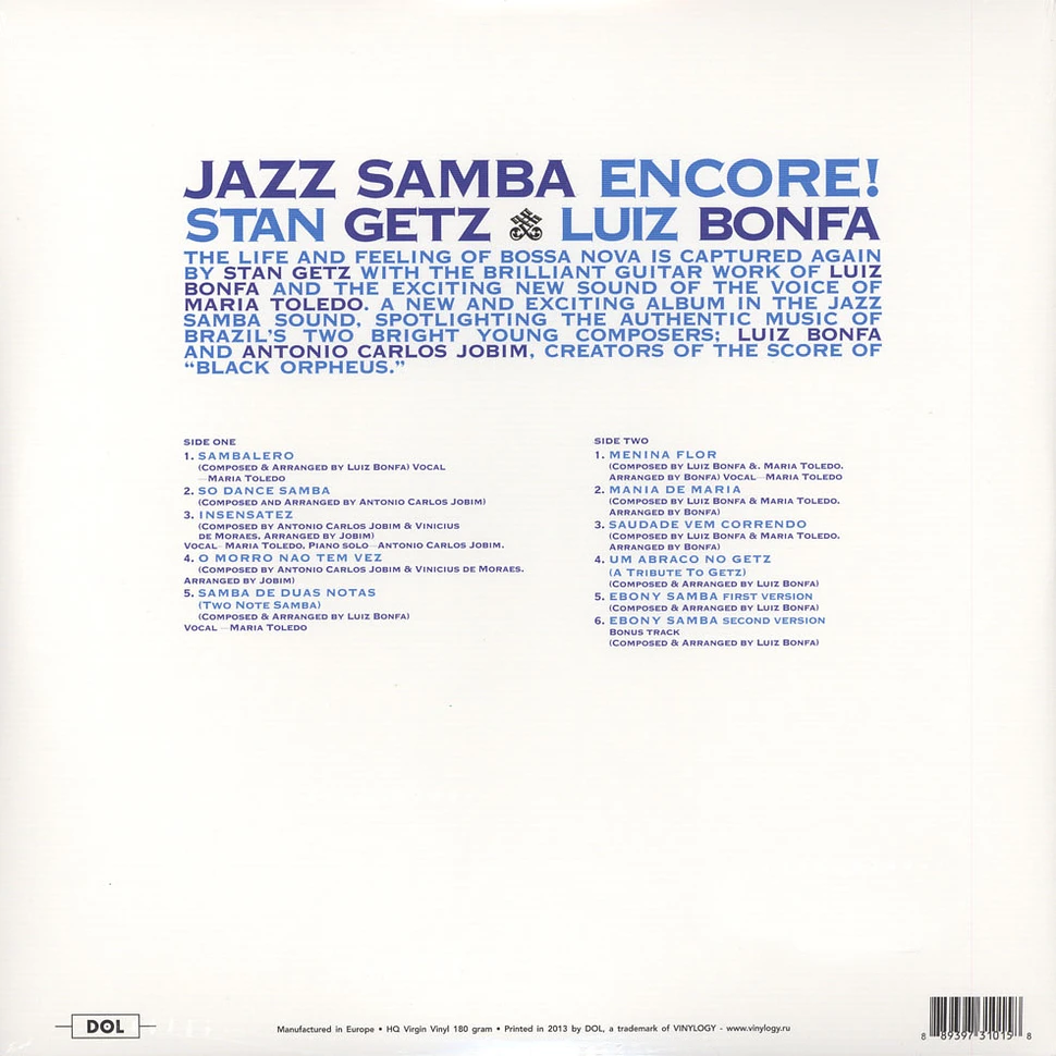 Stan Getz & Louiz Bonfa - Jazz Samba Encore! Gatefold Sleeve Edition