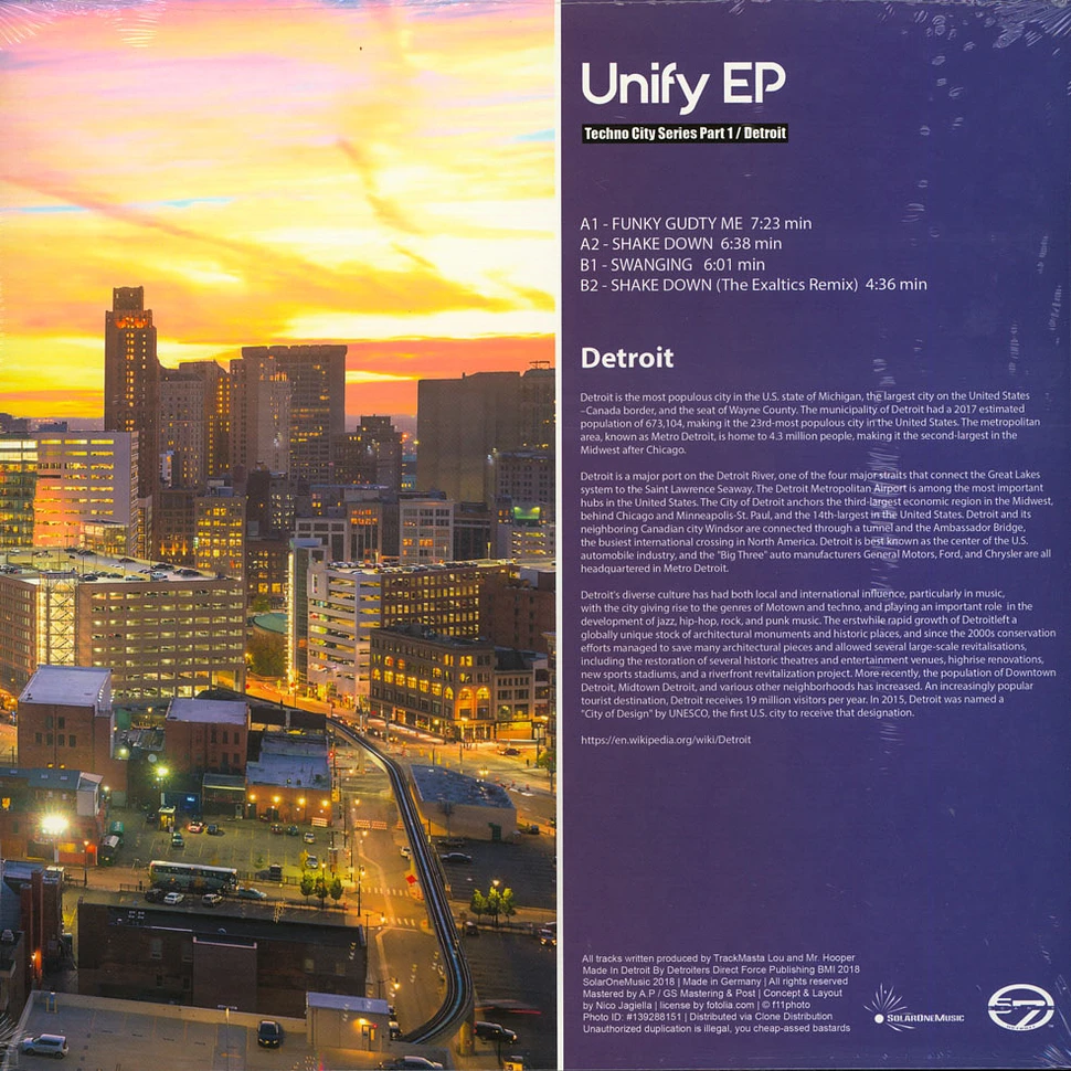 Scan 7 - Unify EP (Techno City Series Part 1 / Detroit)